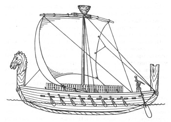 Финикийское торговое судно