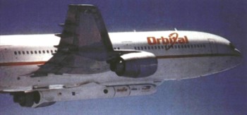 РН Pegasus-XL под фюзеляжем самолета-носителя L-1011
