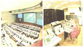 Центр управления полетом Международной космической станции. Главный зал и сектор командно-программной информации